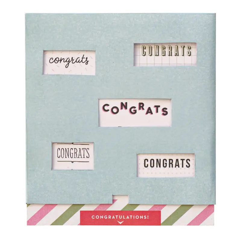 Pull out Note Greeting card 039 - Congrats