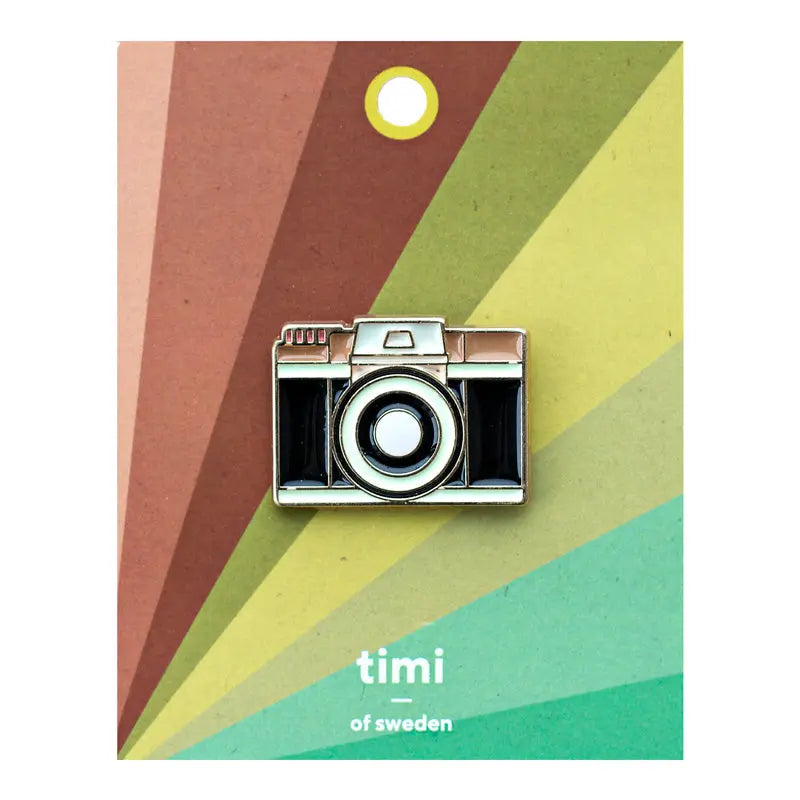 Enamel Pin Camera