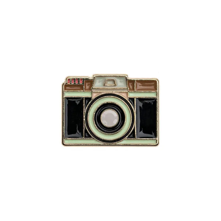 Enamel Pin Camera