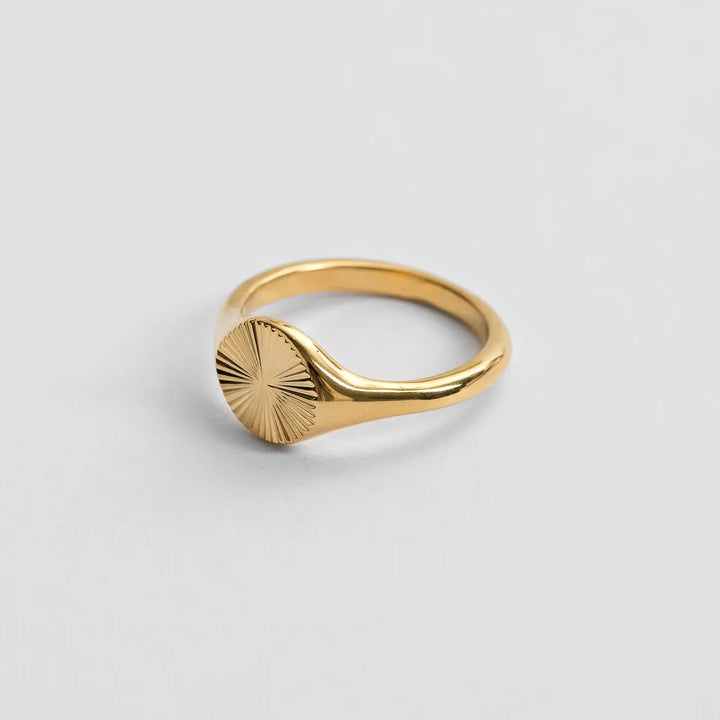 Sun Signet Ring | Stainless Steel