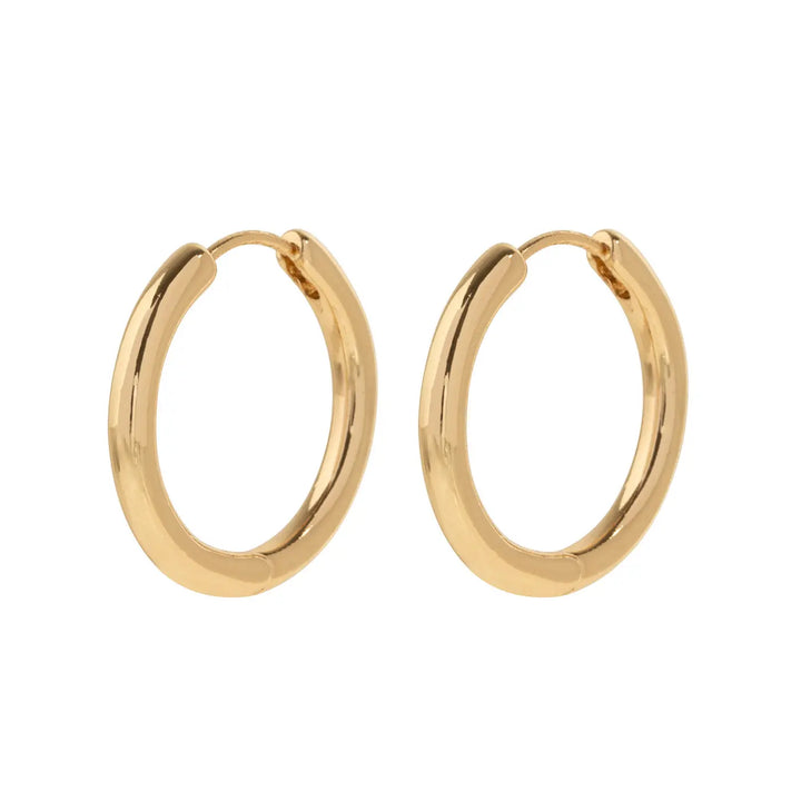 Large Essential Hoop Earring - Gold