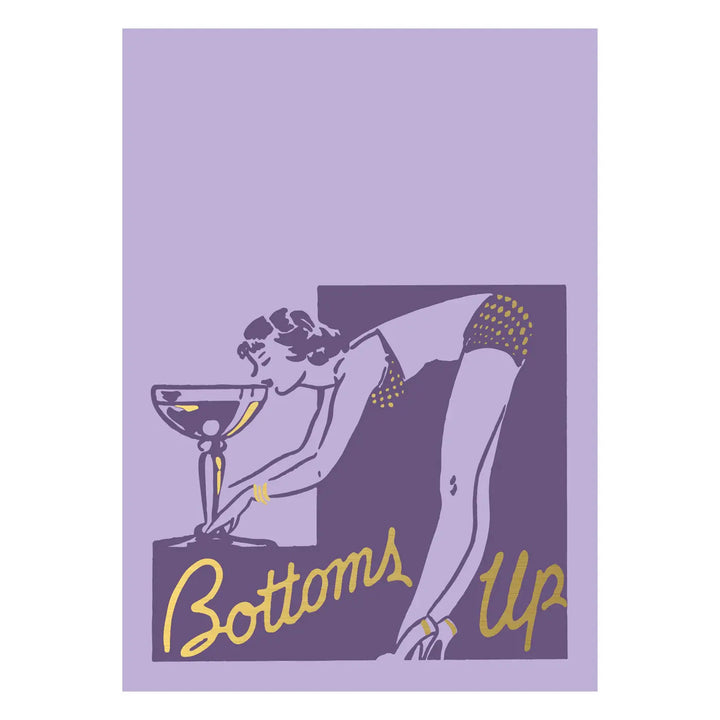 Bottoms Up Postcard